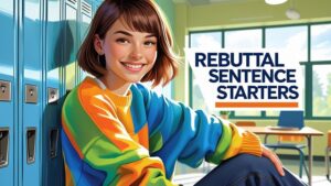 Rebuttal Sentence Starters